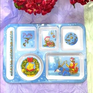 Disney’s Winnie Pooh Classic plate tray Pooh collection item